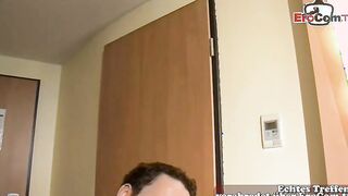 German teens casting with chick next door and a Stranger two