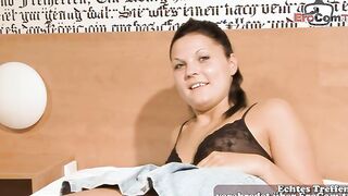 German teens casting with chick next door and a Stranger two