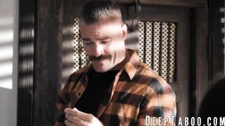 Daddy Charles Dera slamming tight pussy of young Jane Wilde