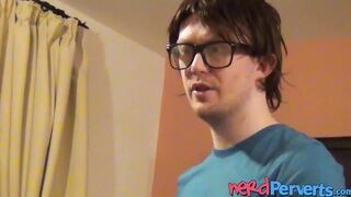 Classy British cutie tricked into giving long wet blowjob