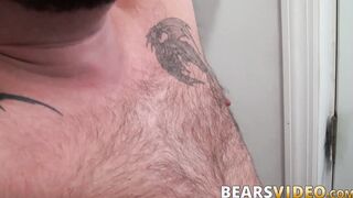 Inked cub Cooper Hill blows dick before deep anal pounding