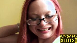 Redhead nympho slag Summer Angel Lee does what shes told