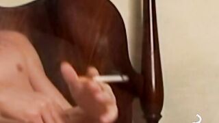 Smoke and sex toy fun until Billy shoots all of his cum