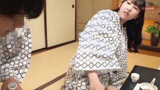 Four female bosses and a man I stayed at a hot spring inn on a business trip 1of5