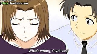 Hot busty babe fucks younger guy
