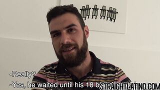 Twinks love being raw penetrated by their bearded lover