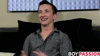 Introducing sexy and horny masturbatring twink Skyler Evans