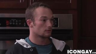 Sexy stepdad Adam Russo wants to fuck cute twink Derek Reed