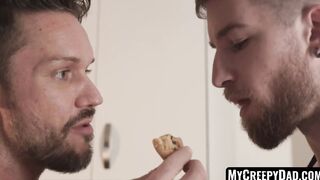 Innocent stepson beat crude doggystyle in the wake of sucking large dick