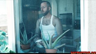 Stepdad and stepsons hardcore gay sex scene