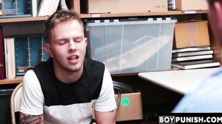A shoplifter who has been inked works hard while being deeply and raw fucked