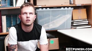 A shoplifter who has been inked works hard while being deeply and raw fucked