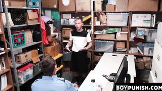 A shoplifter who has been inked works hard while being deeply and raw fucked
