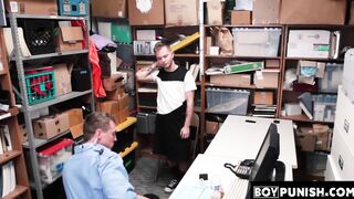 A shoplifter who has been inked works hard while being deeply and raw fucked