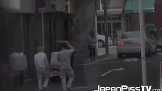 Japanese voyeur tapes babes peeing with secret camera