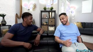 Cougar London River Bangs Her Two Hot Black Neighbors