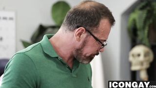 Twink Armond sucks Maxs good sized dong until he moans
