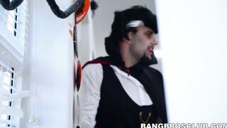 Ebony goddess Cecilia Lion banged after glory hole blowjob