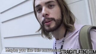 Sweet Latino turning gay after his first man to man sex