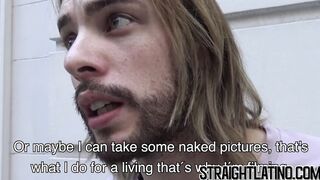 Sweet Latino turning gay after his first man to man sex