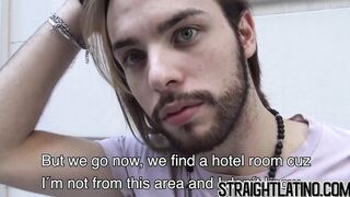 Sweet Latino turning gay after his first man to man sex