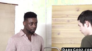 The black man is here to barechestedly beat his young love interest