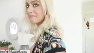 Super Hot Blonde New To Real Estate Bangs Home Owner