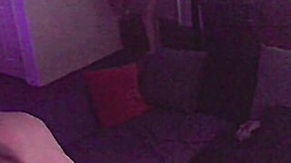 Blonde girl fucks with older man