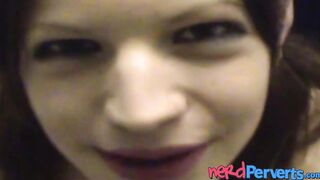 Isabella Kay English gal tricked into sucking on hard chode