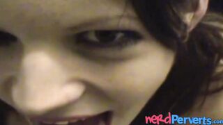 Isabella Kay English gal tricked into sucking on hard chode