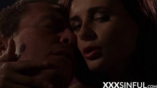 Romantic babe anal banged after sensual pussy eating and BJ