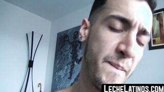 A young Latino man engages in a bareback fuck as he explores his sexuality