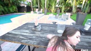 Guy fucking his hairy brunette stepsis