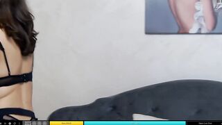 Brunette camgirl ,, Stocking Foot Fetish
