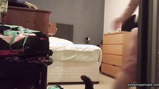 my chubby stepmom totally naked (hidden cam)