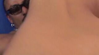 Big Tit Bald Bitch Does DP Orgy