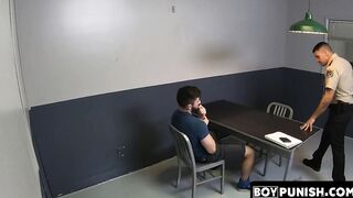 In custody jock sucks cock and rawrides out