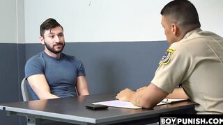 In custody jock sucks cock and rawrides out