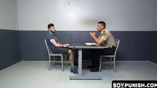 In custody jock sucks cock and rawrides out
