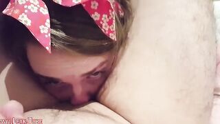 Real Amateur Deepthroats Cock And Swallows