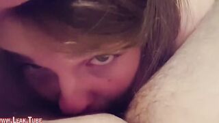 Real Amateur Deepthroats Cock And Swallows