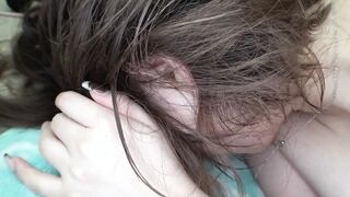 Sensitive woman who is cum while crying in double acme inserted at the same time 2of5