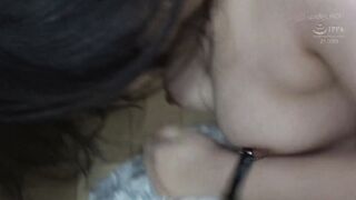 Sensitive woman who is cum while crying in double acme inserted at the same time 4of5