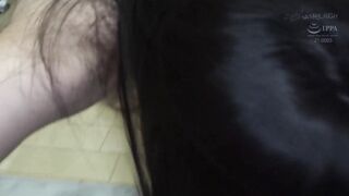 Sensitive woman who is cum while crying in double acme inserted at the same time 4of5
