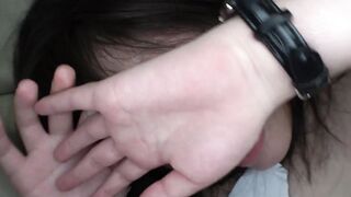 Sensitive woman who is cum while crying in double acme inserted at the same time 5of5