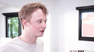 Stepmom letting stepson fuck her pussy