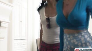 Wanna join this milf and shemale 3some?