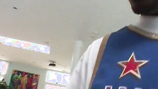 Busty Slut Gets Black Gangbang