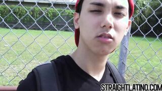 Straight latin guy turned gay blows dick before anal sex