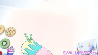 SWALLOWED Loving Harley King's head game